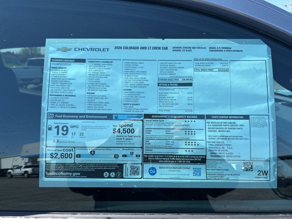 2026 Chevrolet Colorado LT