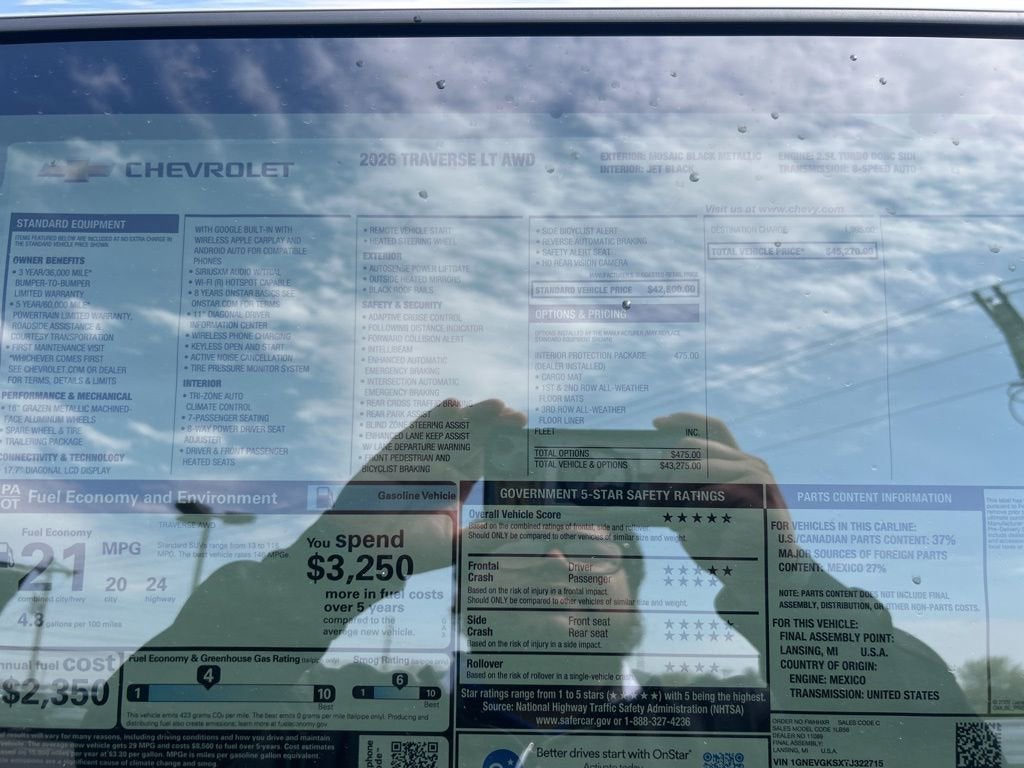 2026 Chevrolet Traverse LT