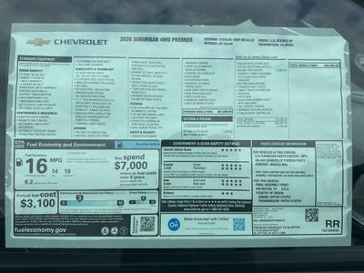 2026 Chevrolet Suburban Premier